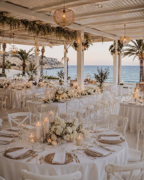 Seaside Pavilion Wedding Reception