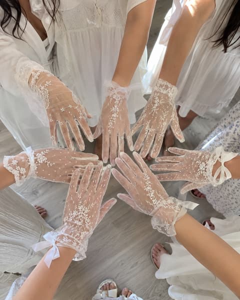 Bridal Shower Lace Glove Photo