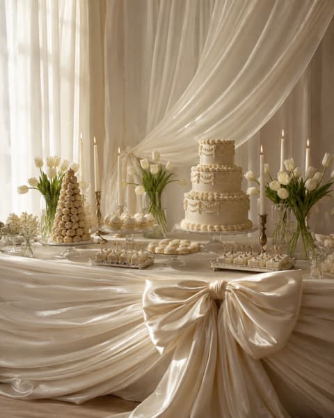 Bridal Shower Dessert Table