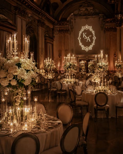Classic Ballroom Wedding Reception