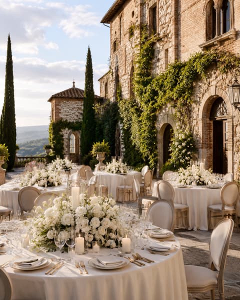 Tuscan Stone Villa Reception