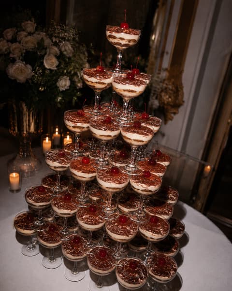 Tiramisu Dessert Tower