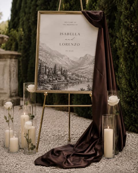 Wedding Welcome Sign Display