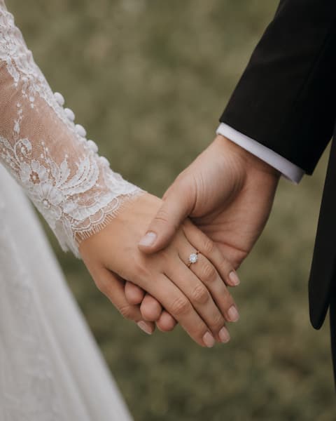 Hand in Hand Ring Detail Photo