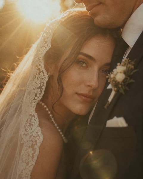 Golden Hour Close Up Portrait Inspo