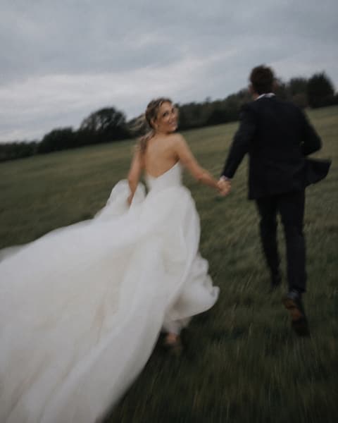 Running Through the Field Photo Inspo