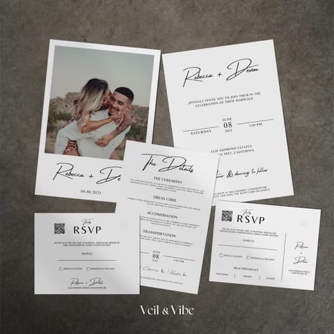 Wedding Invitation Bundle Template